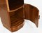 Art Deco Burr Walnut Canted Bedside Table, 1930s, Image 11