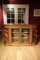 Antique Tan Walnut Cabinet 1