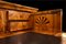 Biedermeier Leather and Walnut Chest of Drawers 6