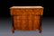 Biedermeier Leather and Walnut Chest of Drawers, Image 1