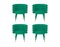 Marshmallow Chairs from Royal Stranger, Set of 4, Image 1