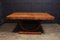 French Art Deco Dining Table in Burr Ash, 1930s 9