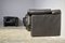 Moroso Sofa & Armchairs in Black Leather, 1984, Set of 3 18