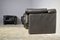 Moroso Sofa & Sessel aus schwarzem Leder, 1984, 3er Set 18