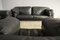 Moroso Sofa & Sessel aus schwarzem Leder, 1984, 3er Set 30