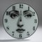 Reloj de pared Lina Cavalieri de vidrio viso de Fornasetti, Imagen 1