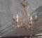 Lámpara de araña vintage grande de cristal de Murano, Imagen 1