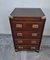 Military Campaign Chest of Drawers with Sliding Shelf, 1940s, Image 2