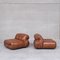 Leather Soriana Lounge Chairs by Scarpa for Cassina, 1970s, Set of 2 12