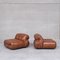 Leather Soriana Lounge Chairs by Scarpa for Cassina, 1970s, Set of 2, Image 12