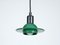 Small Glass Pendant Light, Denmark, 1970s, Image 1