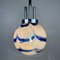 Vintage Blue Murano Glass Pendant Lamp from Mazzega, Italy, 1970s 7