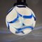 Vintage Blue Murano Glass Pendant Lamp from Mazzega, Italy, 1970s 4