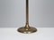 Lámpara de mesa francesa de latón, años 50, Imagen 2