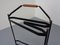 Mid-Century Folding Teak & Metal Serving Bar Cart, 1960s 14