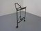 Mid-Century Folding Teak & Metal Serving Bar Cart, 1960s 12