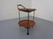 Mid-Century Folding Teak & Metal Serving Bar Cart, 1960s 2