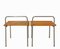 Modernist Luggage Racks in Tubular Steel attributed to Charlotte Perriand for Les Arcs, France, 1950s, Set of 2 4