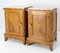 French Nightstands in Oak with Marble Tops, 1960s, Set of 2 3