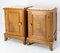 French Nightstands in Oak with Marble Tops, 1960s, Set of 2, Image 3