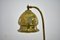 Lámpara de mesa estilo Secesión de Viena de latón y vidrio, años 30, Imagen 3