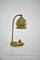 Vintage Vienna Secession style Table Lamp in Brass & Glass, Austria, 1930s 17