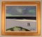 Knud Horup, Modernist Beach Landscape, 20th Century, Oil on Canvas 1