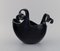 Primadonna Schale aus schwarz glasierter Keramik von Claydies für Kähler 2