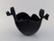 Primadonna Schale aus schwarz glasierter Keramik von Claydies für Kähler 7