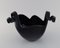 Primadonna Schale aus schwarz glasierter Keramik von Claydies für Kähler 6
