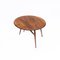 Vintage Drop Leaf Round Coffee Table attributed to Ercol, 1960s 8