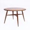 Vintage Drop Leaf Round Coffee Table attributed to Ercol, 1960s, Image 6
