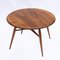 Vintage Drop Leaf Round Coffee Table attributed to Ercol, 1960s 10