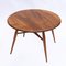 Vintage Drop Leaf Round Coffee Table attributed to Ercol, 1960s, Image 10