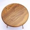 Vintage Drop Leaf Round Coffee Table attributed to Ercol, 1960s, Image 5