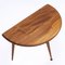 Vintage Drop Leaf Round Coffee Table attributed to Ercol, 1960s 4