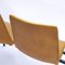 Conjoined Mustard Vinyl Chair Bench, 1980s 6