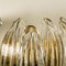 Glass Leaves and Brass Wall Lights attributed to J. T. Kalmar, 1960s, Set of 2 3