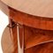 Biedermeier Mahogany Demi Lune Console Table 3