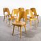 Honey Beech Model 515 Side Chairs attributed to Oswald Haerdtl, 1950s, Set of 6 3
