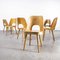 Honey Beech Model 515 Side Chairs attributed to Oswald Haerdtl, 1950s, Set of 6, Image 1