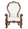 Mid 19th Century Carved Walnut Armchair, Image 5
