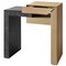 Yume Bedside Table in Oak and Nero Marquina Stone from Joyful Homes 1