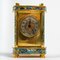 Small Late 19th Century Bronze Cloisonné Travel Clock 9