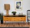 Credenza Mid-Century moderna in legno, vetro e ottone di Paolo Buffa, Italia, Immagine 2