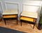 Italian Art Deco Brass & Marble Nightstands, 1950s, Set of 2 7