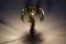 Goldene Palmen Tischlampe, 1940er 3