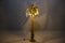 Goldene Palmen Stehlampe, 1980er 3