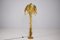 Golden Palm Floor Lamp, 1980s 1