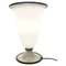 Mid-Century White Murano Glass Table Lamp attributed to Barovier & Toso, Italy, 1950s, Image 1